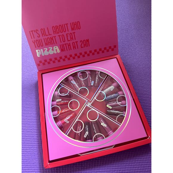 JoyBright Pizza Party 16 Piece Lip Set: oils, toppers, matte lip creams, stains - Picture 1 of 5